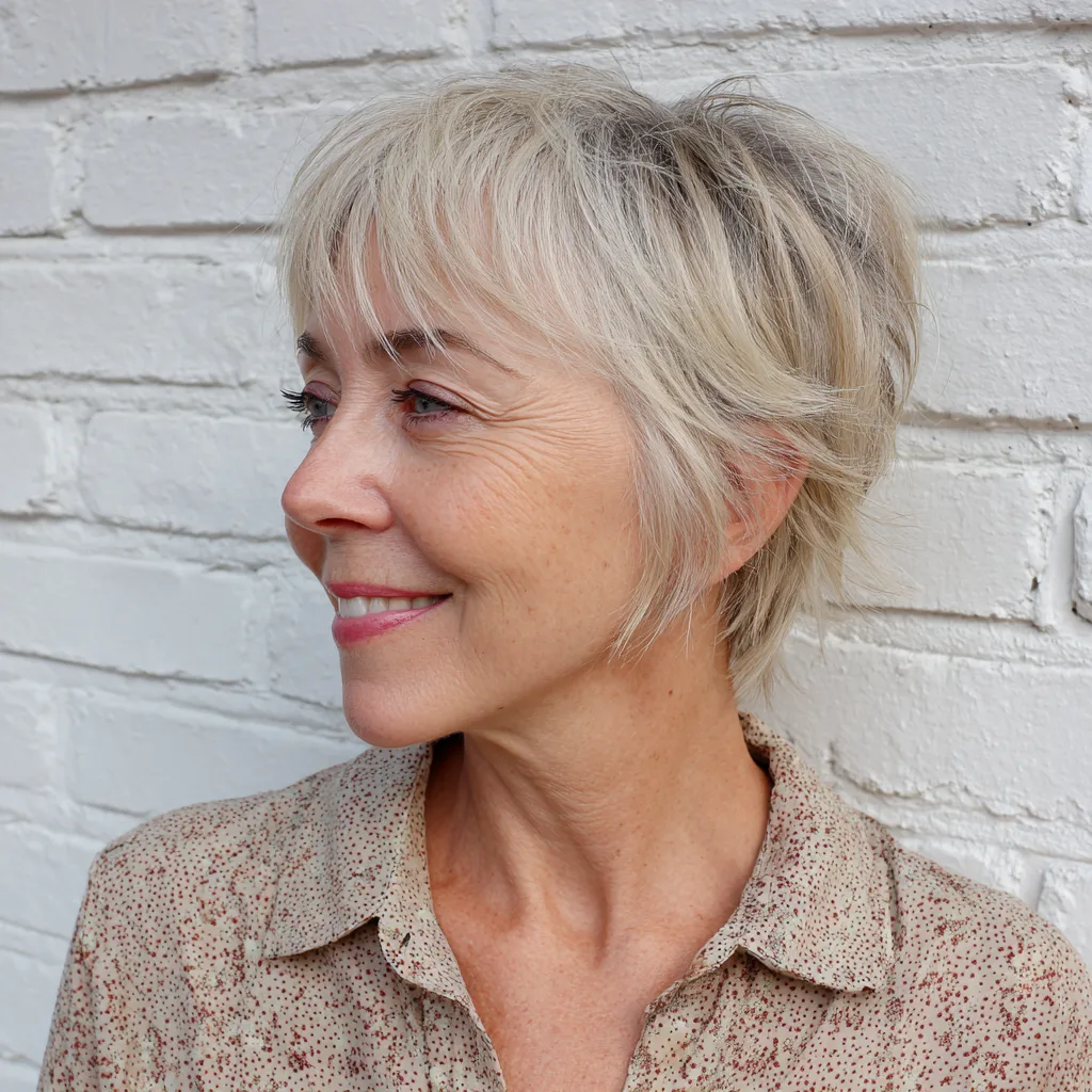 Chic Textured Short Cut with Soft Layers