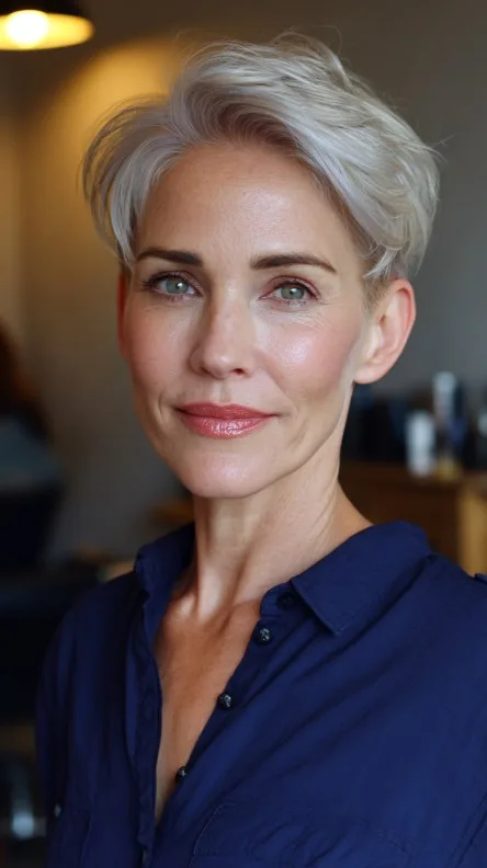 Chic Textured Short Cut with Soft Volume