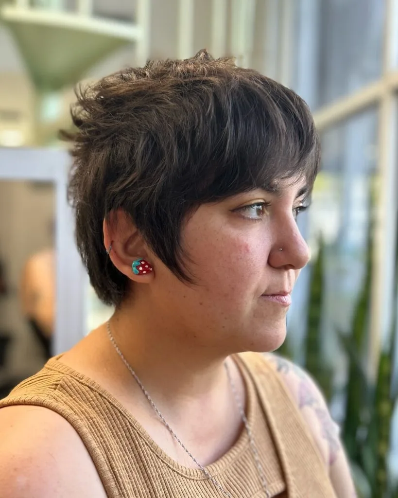 Choppy Textured Pixie Cut with Playful Volume