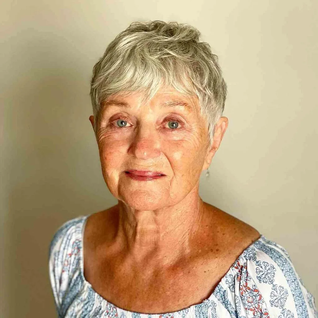 Cute Razor Cut Pixie for Ladies 70 and Over