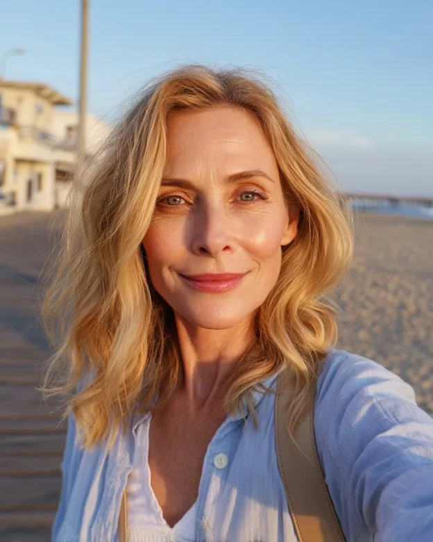 Effortless Beachy Waves for Women Over 50