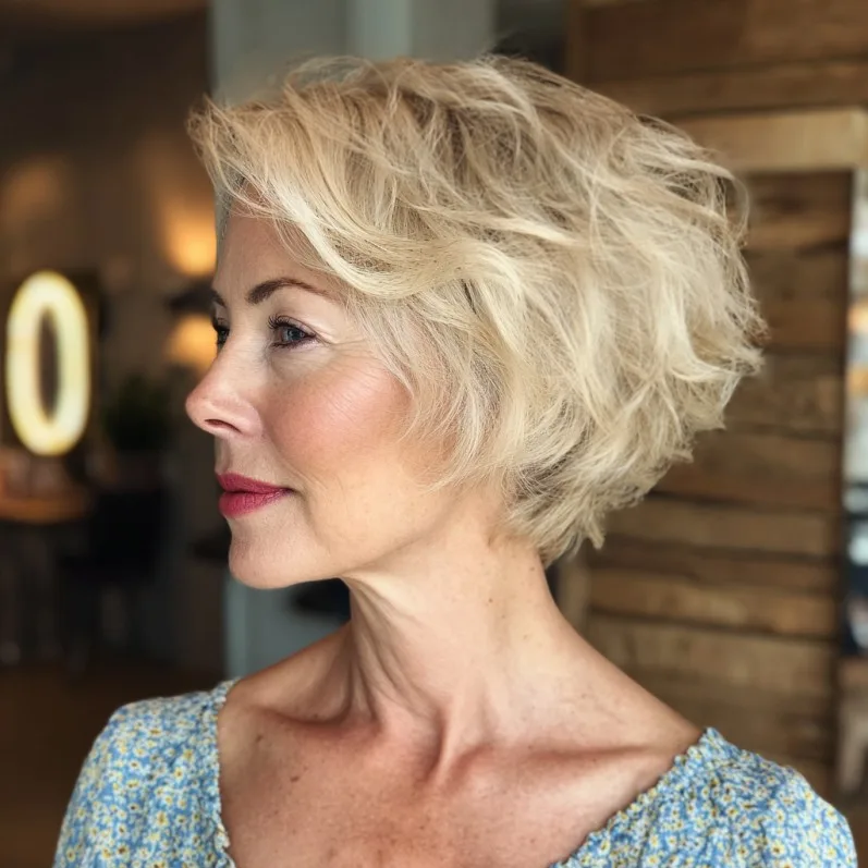 Effortless Textured Bob with Soft Volume