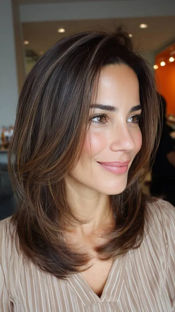 Elegant Layered Cut with Soft Highlights