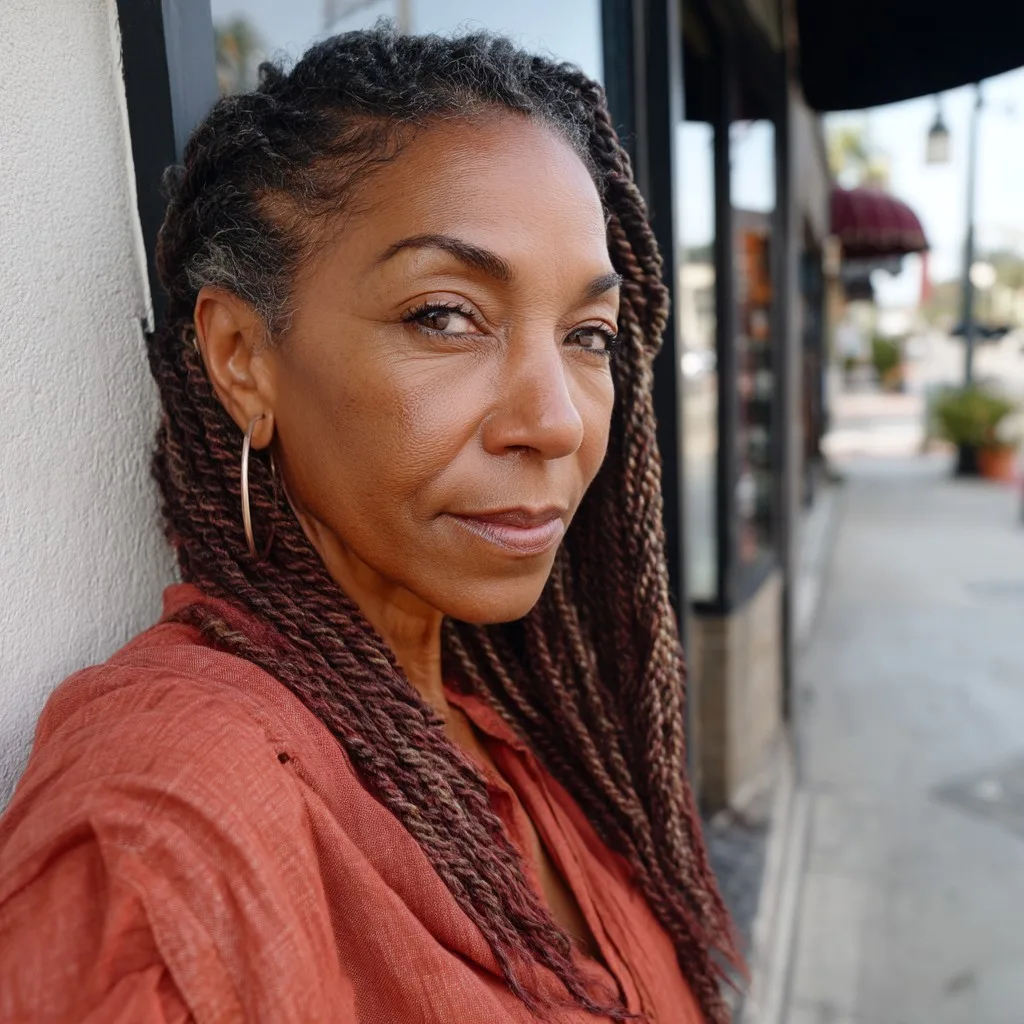 Elegant Long Twists for Mature Women