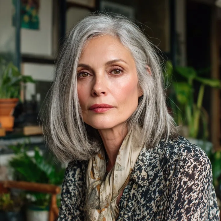 Elegant Shoulder-Length Cut with Soft Texture