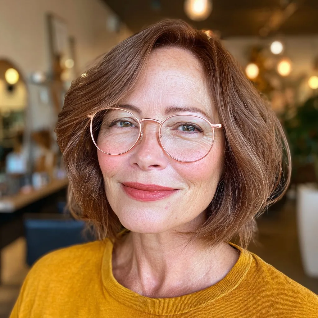 Elegant Textured Bob with Soft Layers