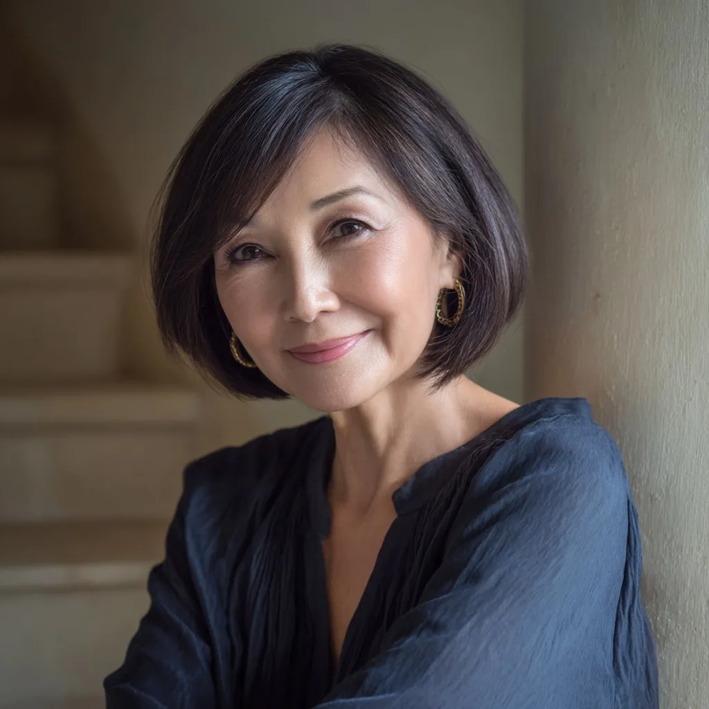 Elegant Textured Bob with Soft Waves