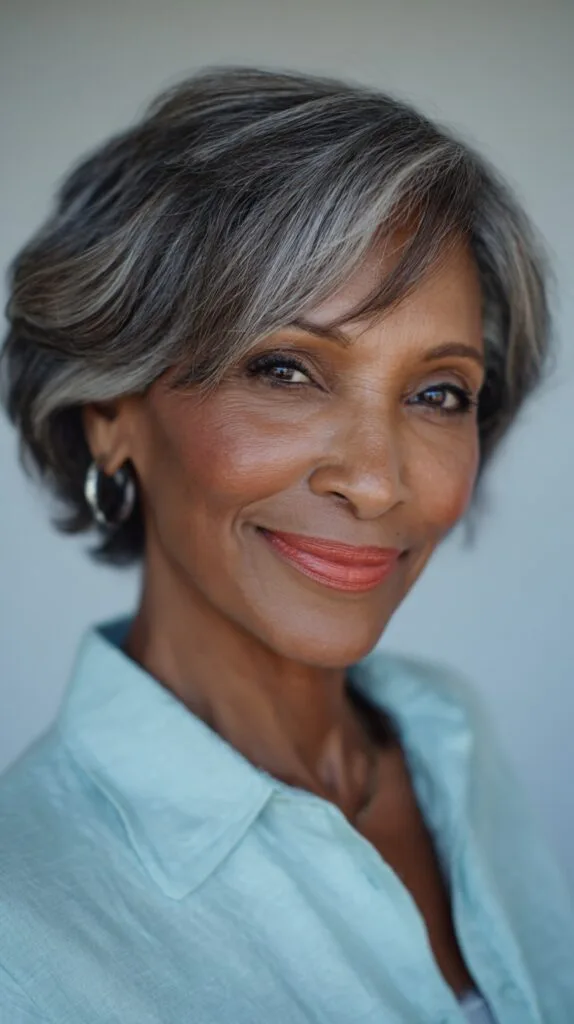 Elegant Textured Short Cut with Soft Waves