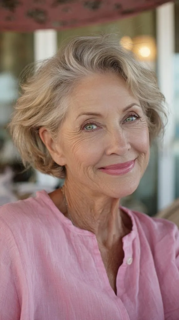 Gracious Silver Waves with Delicate Layering