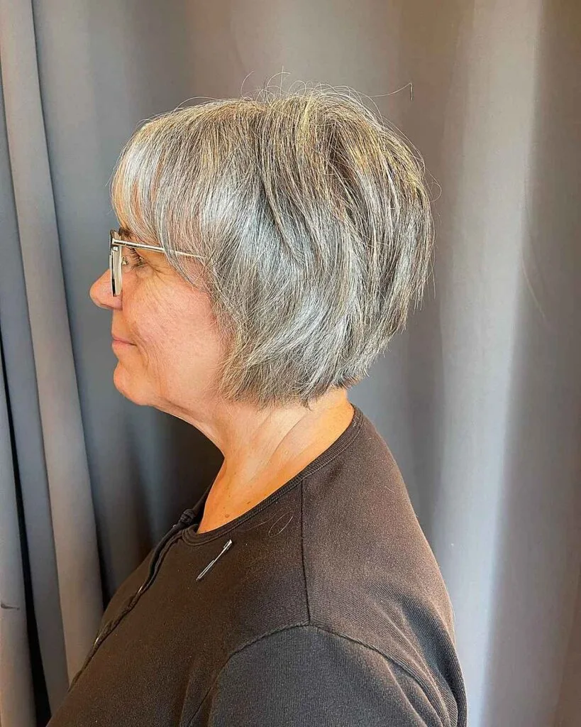 Gray Pixie Bob for Edgy 70-Year-Olds