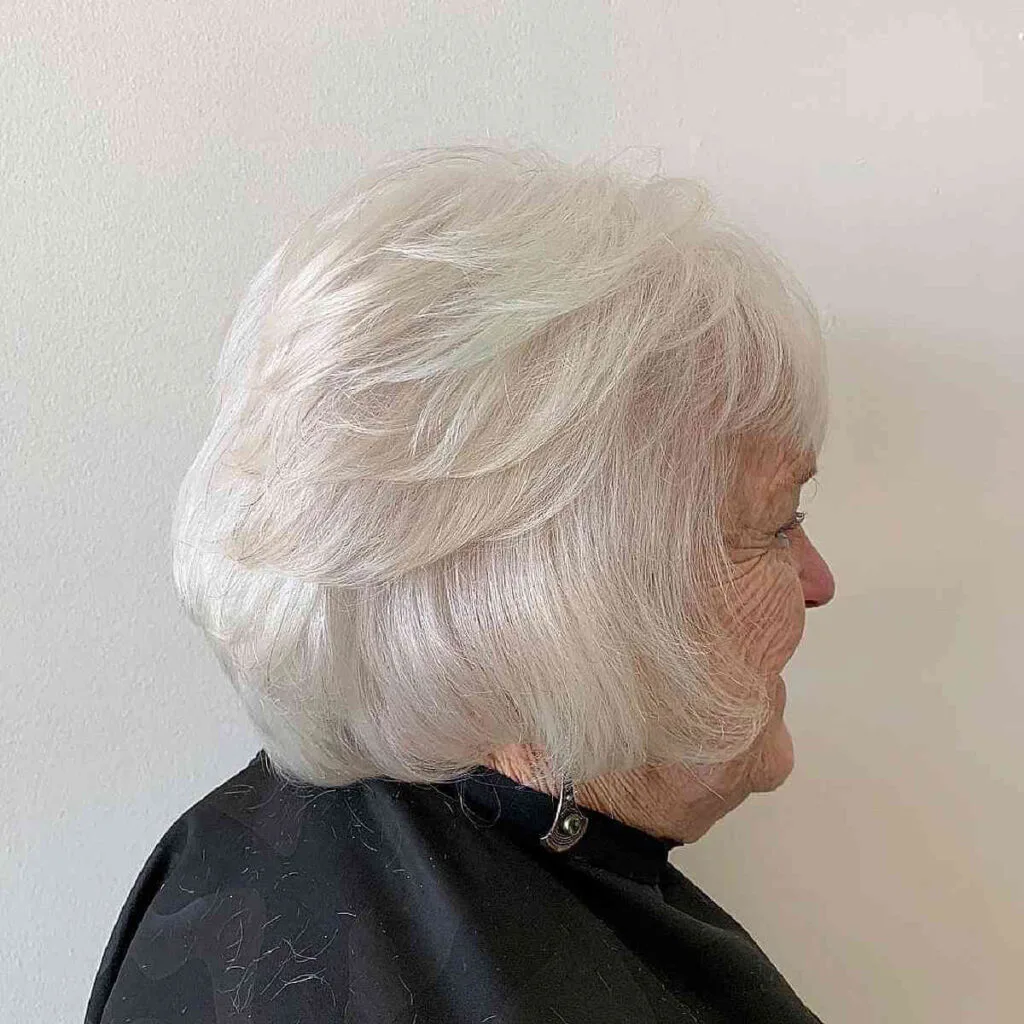 Layered Neck-Length Haircut for Fine Hair