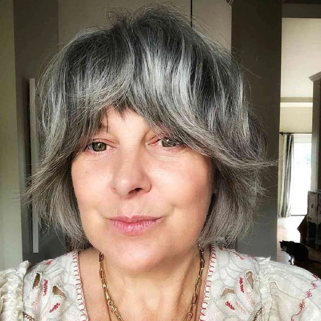 Layered Shag Cut with Framing Bangs