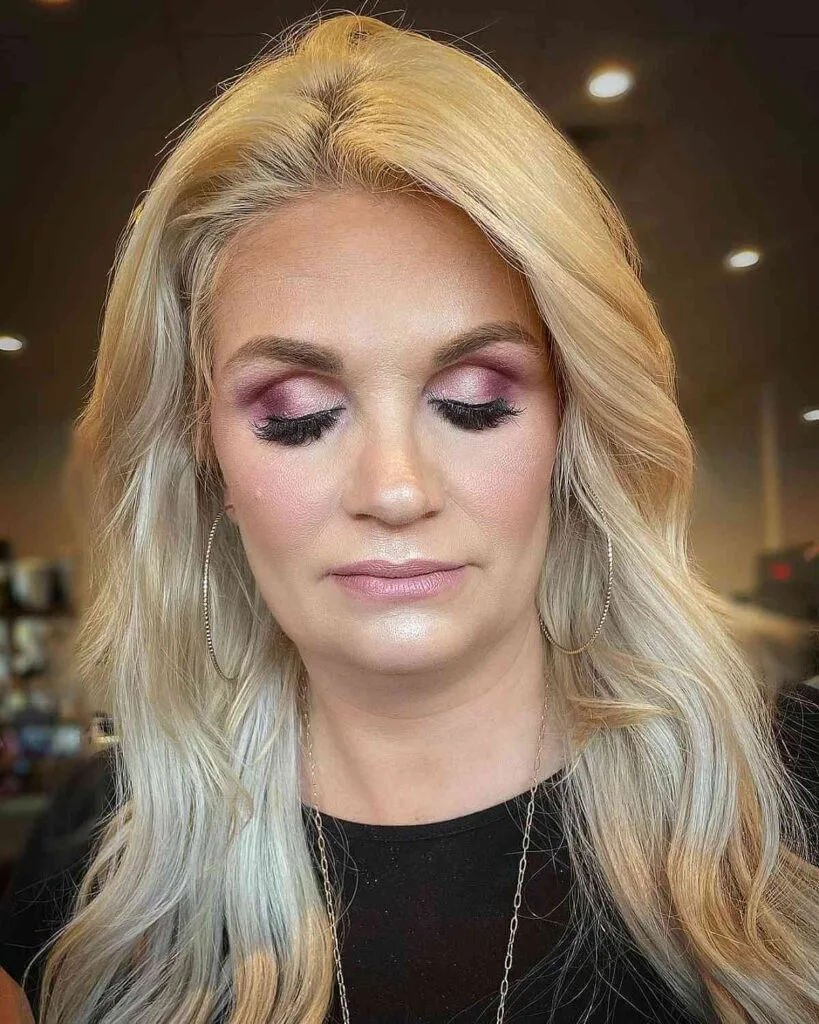 Long-Length Hair for Square Faces for ladies forty and up