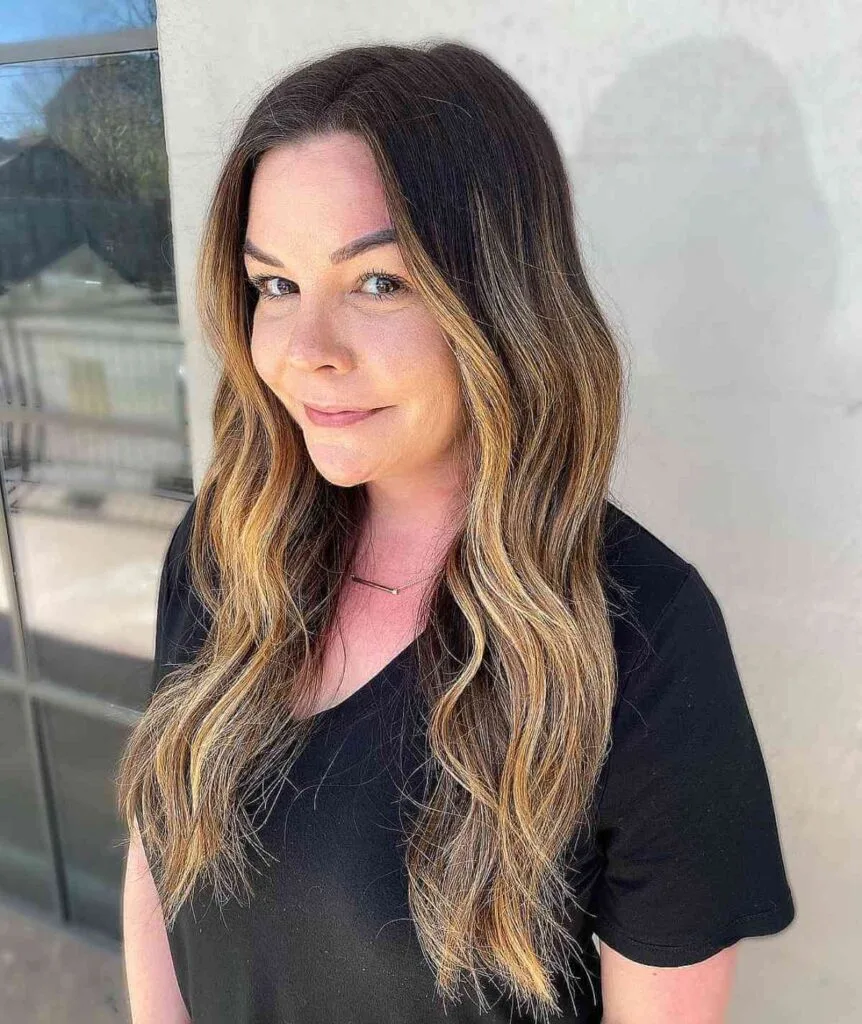 Long Loose Waves for Thin Hair for forty year old women