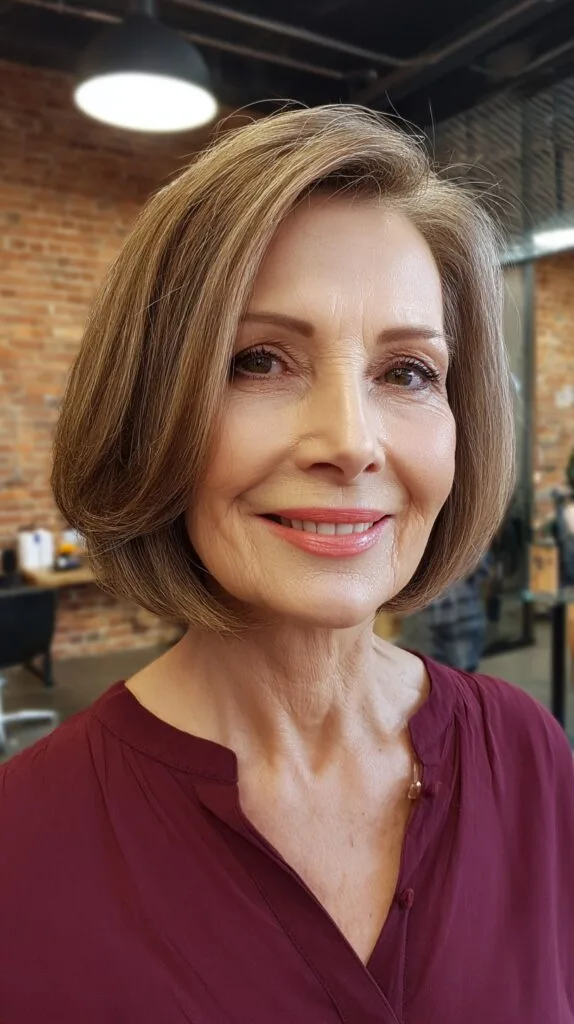 Modern Sleek Bob with Subtle Highlights