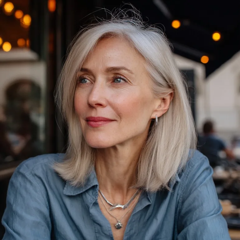 Modern Softly Layered Shoulder-Length Cut