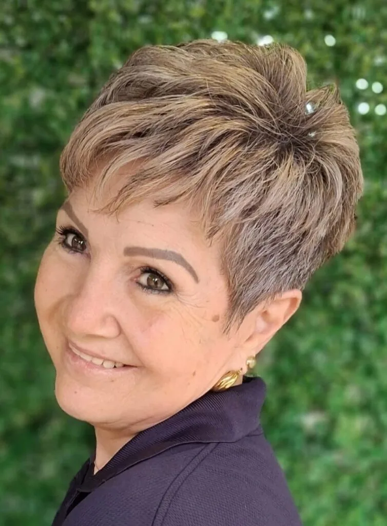 Modern Textured Pixie with Gentle Volume