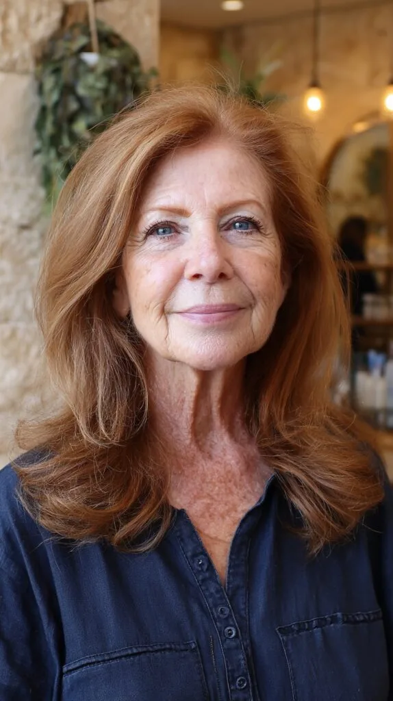 Natural Copper Layers with Voluminous Side Sweep