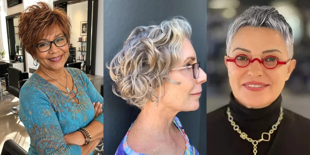 53 Best Short Hairstyles for Women Over 50 With Glasses