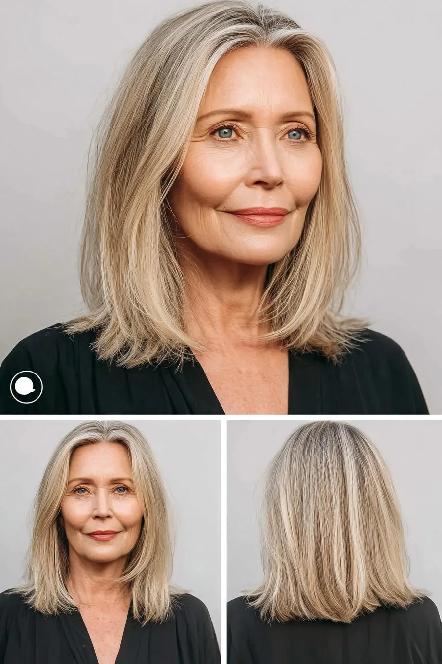 Polished Blonde Bob