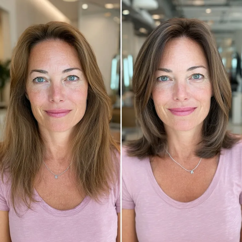 Polished Long Layered Cut with Subtle Movement