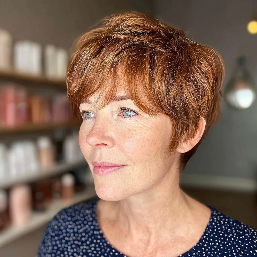 Radiant Stacked Pixie Cut with Soft Texture