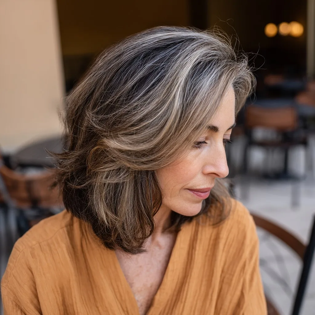 Soft Layered Cut with Natural Highlights