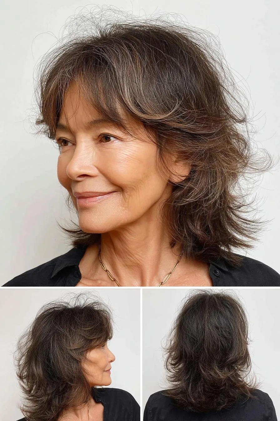 Soft Layered Shag Elegance