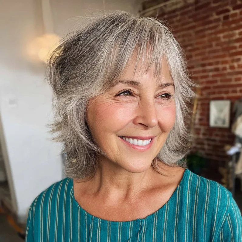 Soft Textured Shag with Face-Framing Layers