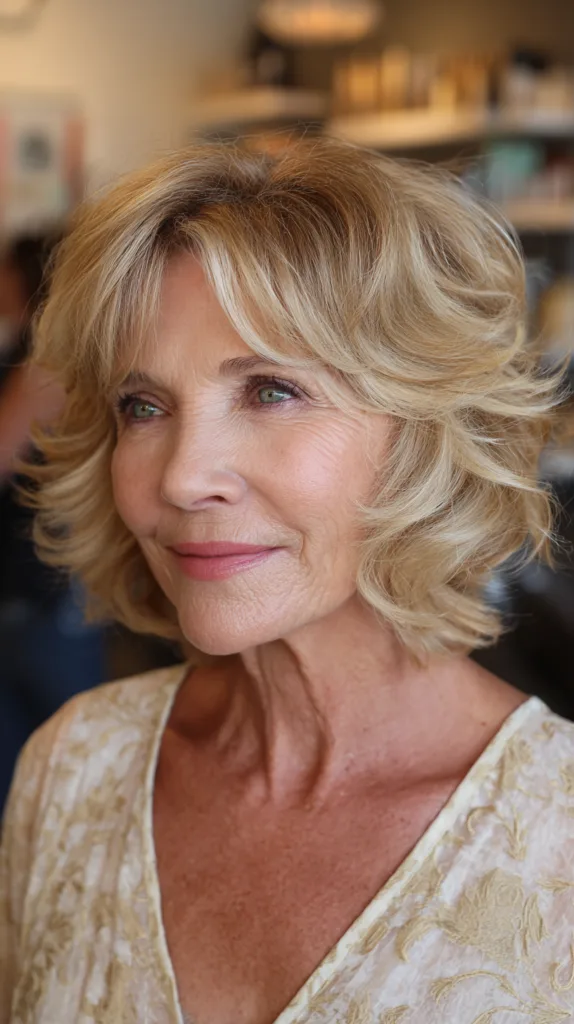Soft Textured Shoulder-Length Waves