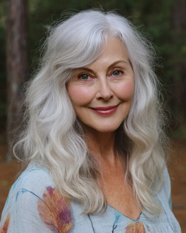 Soft Textured Waves with Subtle Highlights