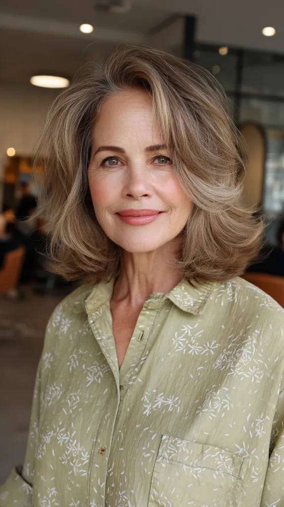 Softly Feathered Shoulder-Length Cut