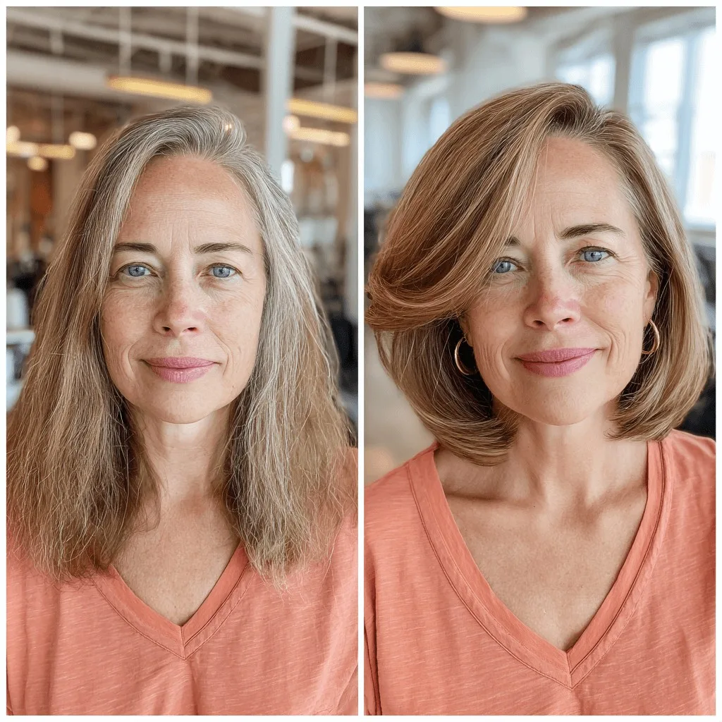 Stylish A-Line Bob with Flattering Face Framing
