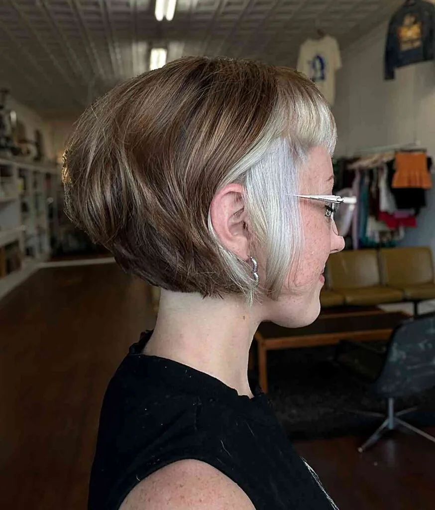 Stylish Angled Bob with Textured Layers