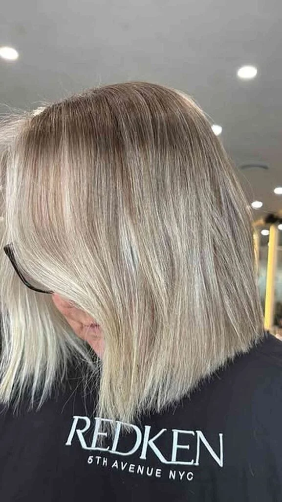 Stylish Blunt Bob with Subtle Highlights