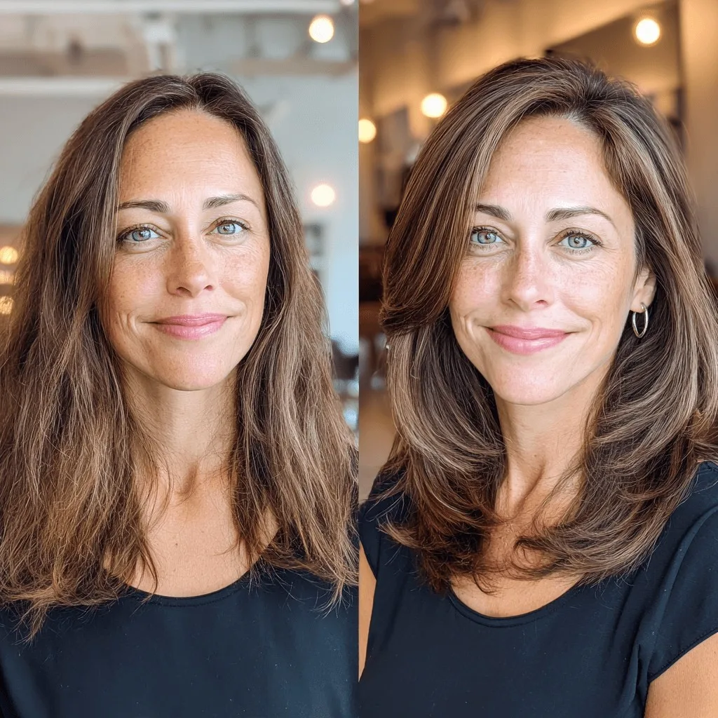 Stylish Long Layered Cut with Soft Movement