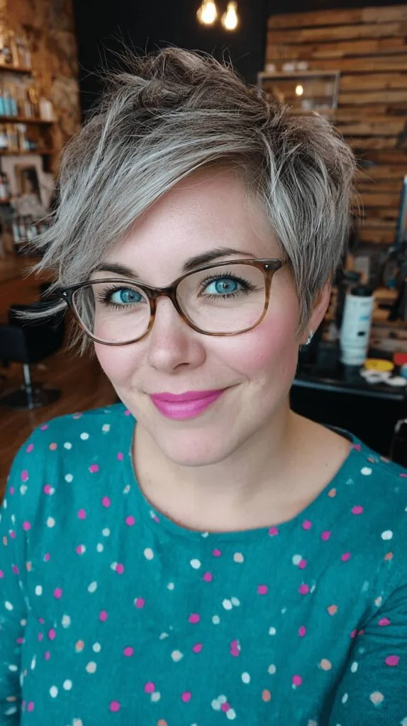 Stylish Short Spiky Cut with Soft Layers