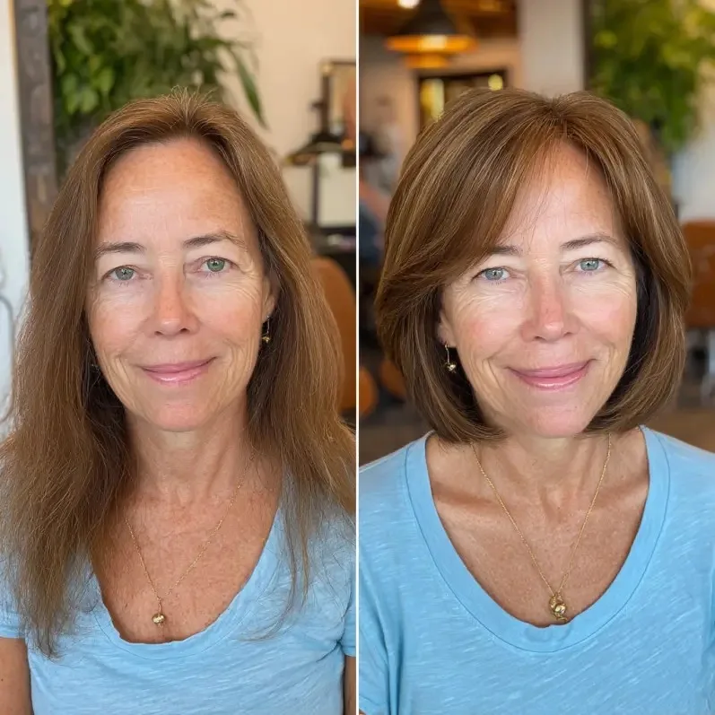 Stylish Shoulder-Length Bob with Soft Layers