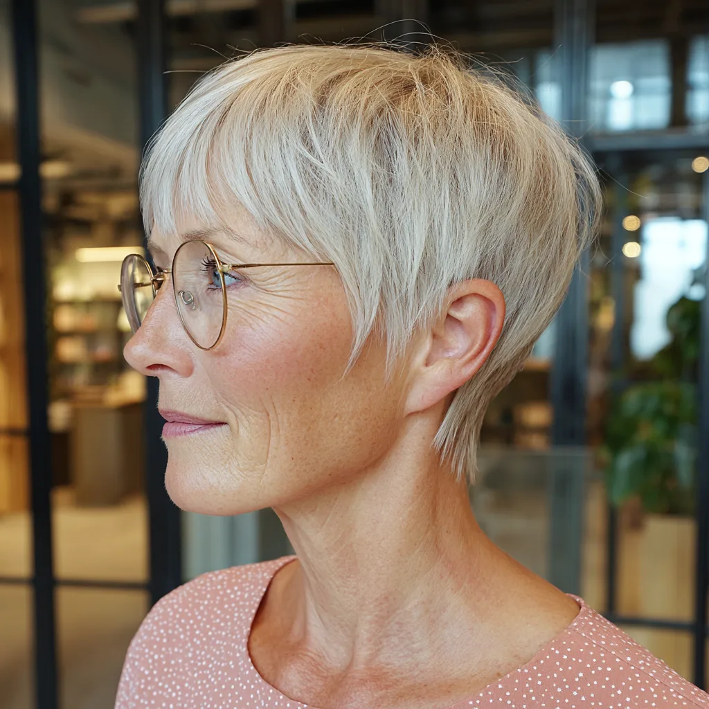 Stylish Textured Short Cut with Subtle Layers
