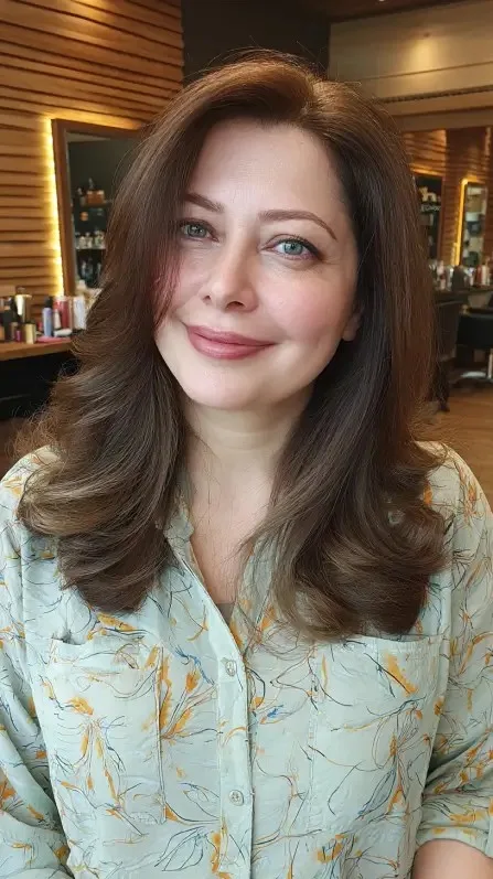 Stylish Voluminous Layers with Soft Waves