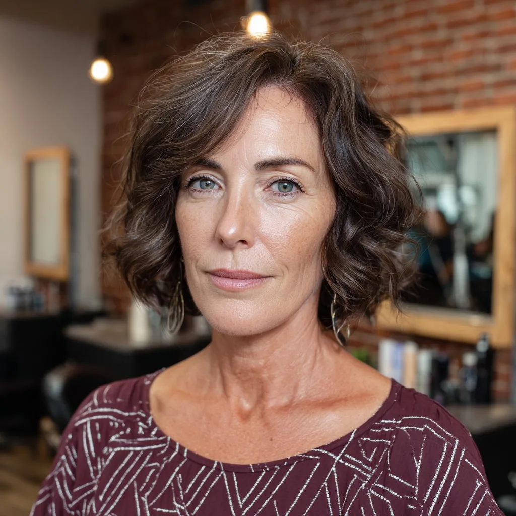 Textured Chocolate Curls with Soft Layers