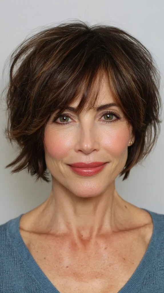 Textured Choppy Bob with Soft Movement