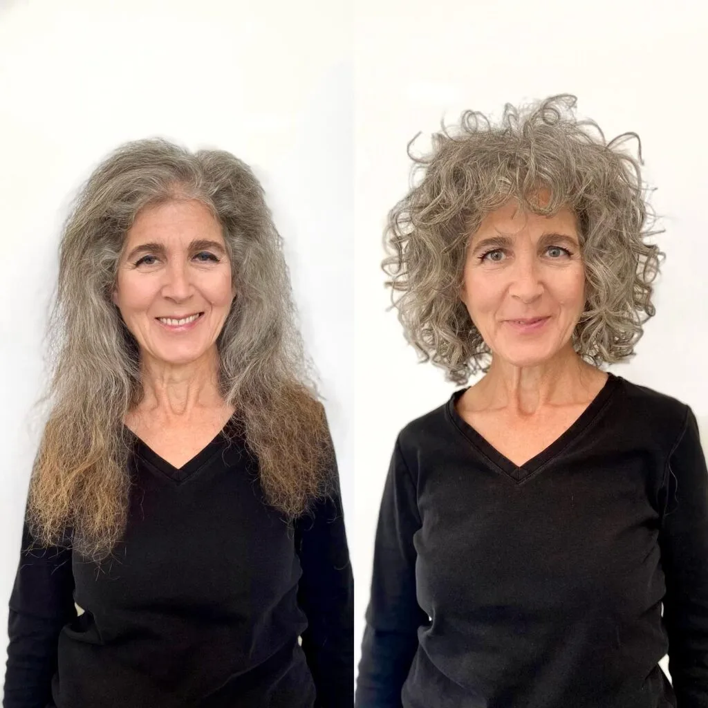 Textured Curly Cut with Defined Shape