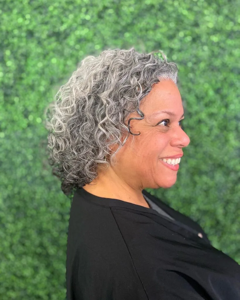 Textured Curly Cut with Emphasized Volume