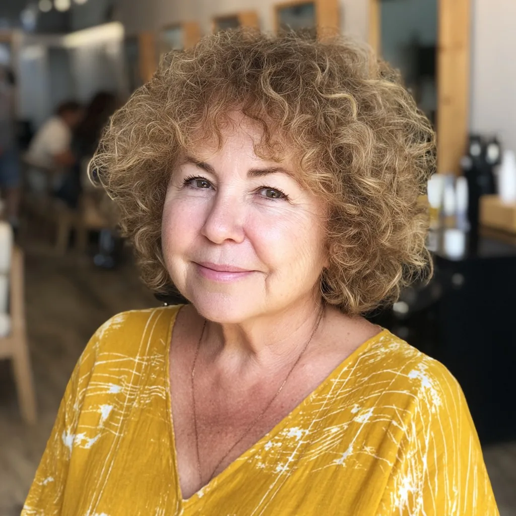 Textured Curly Shag with Soft Layers