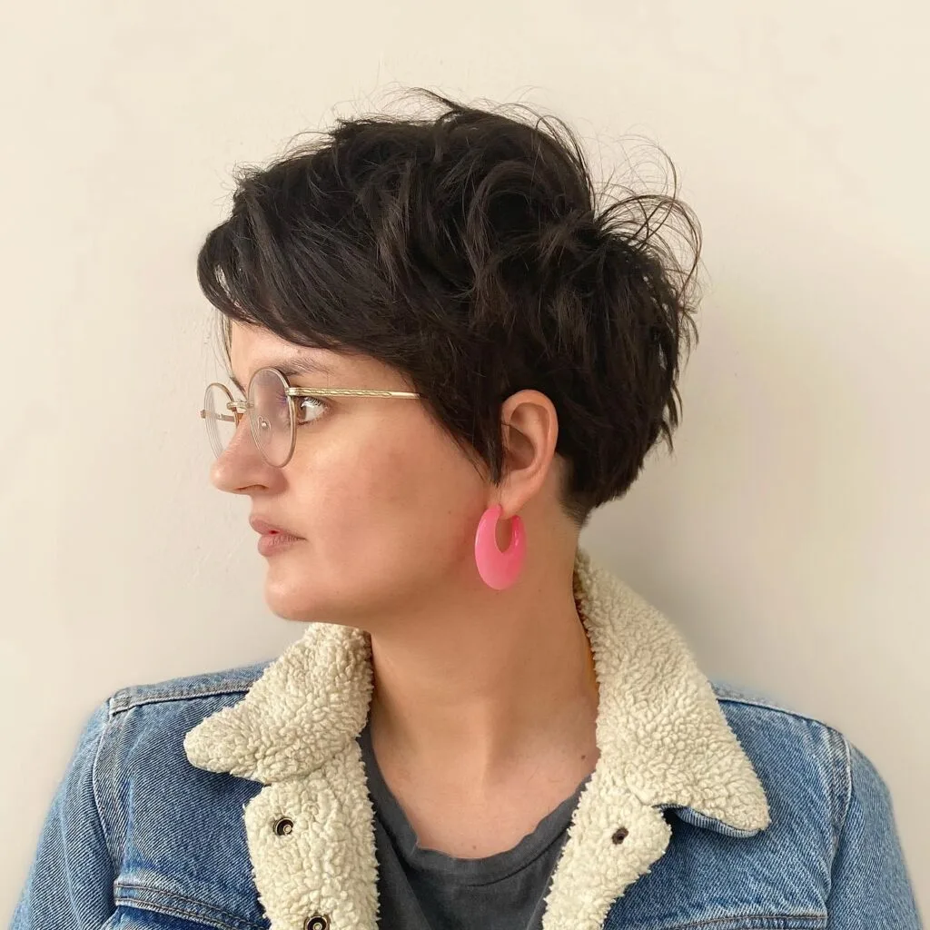 Textured Pixie Cut with Playful Volume
