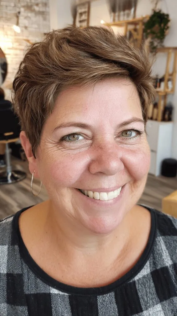 Textured Pixie Cut with Soft Volume