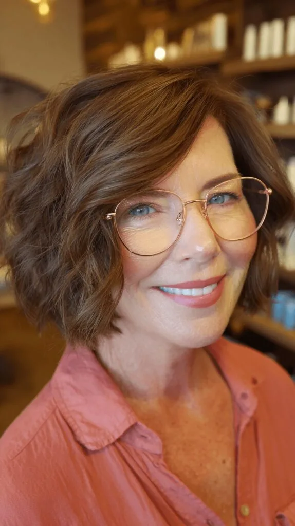 Textured Ripple Bob with Soft Movement
