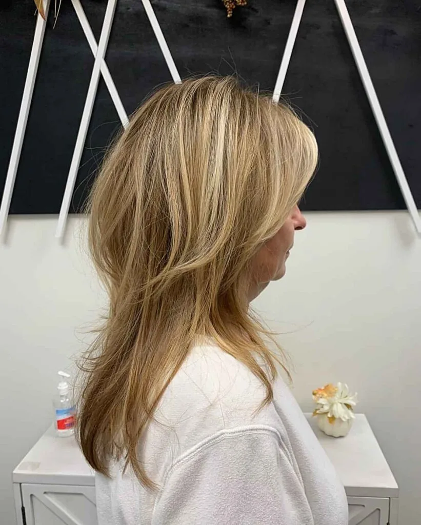 Textured Shag with Effortless Layers for Fine Hair