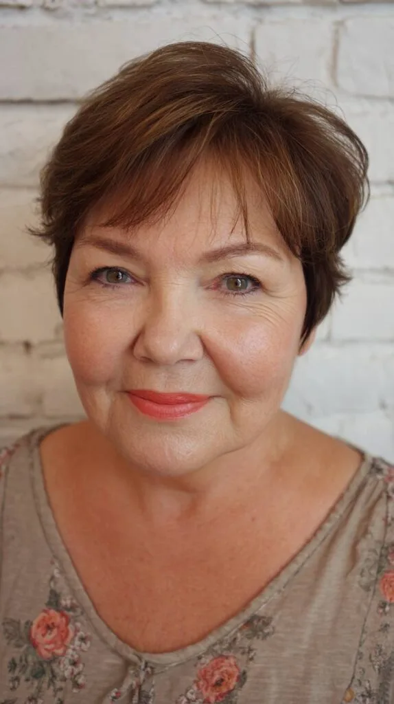 Textured Short Cut with Face-Framing Layers
